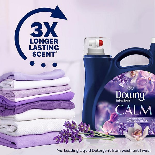 Downy Ultra Infusions, Calm (170 cargas, 115 onzas líquidas) - Imagen 2