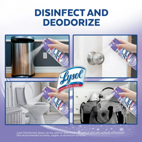 Spray desinfectante LYSOL® - Early Morning Breeze® - Imagen 3