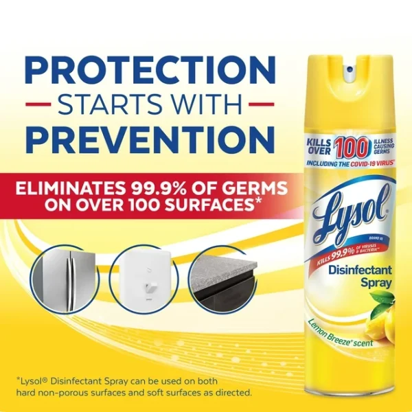 LYSOL® Spray desinfectante - Limón - Imagen 2