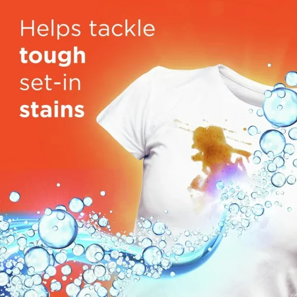 Tide Ultra Oxi Liquid  Detergente para ropa, 24 cargas, 37 onzas líquidas - Imagen 3