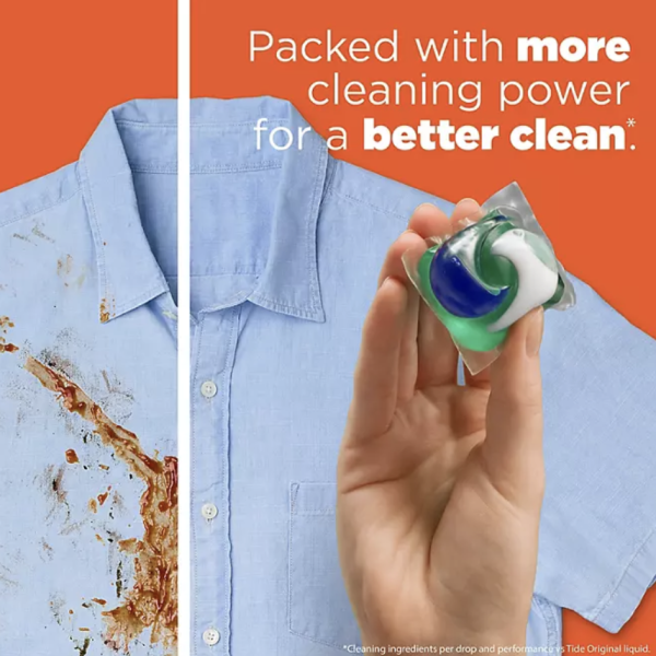 Tide PODS Paquetes de detergente líquido para ropa, Spring Meadow (156 pzas.) - Imagen 4