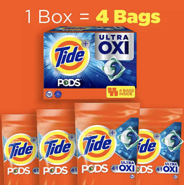 Tide PODS + Ultra Oxi Liquid Detergent (104 paquetes) 4.9(12587) - Imagen 5