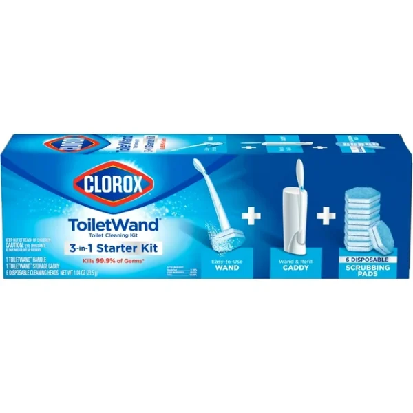 Clorox ToiletWand - Sistema de limpieza de inodoros desechable