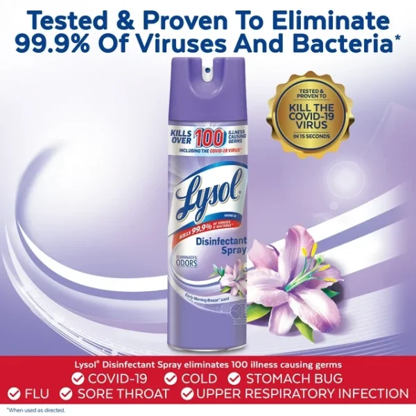Spray desinfectante LYSOL® - Early Morning Breeze®