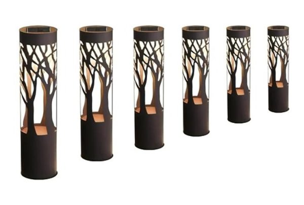 Tommy Bahama - Luz solar LED tipo bolardo (6 unidades)
